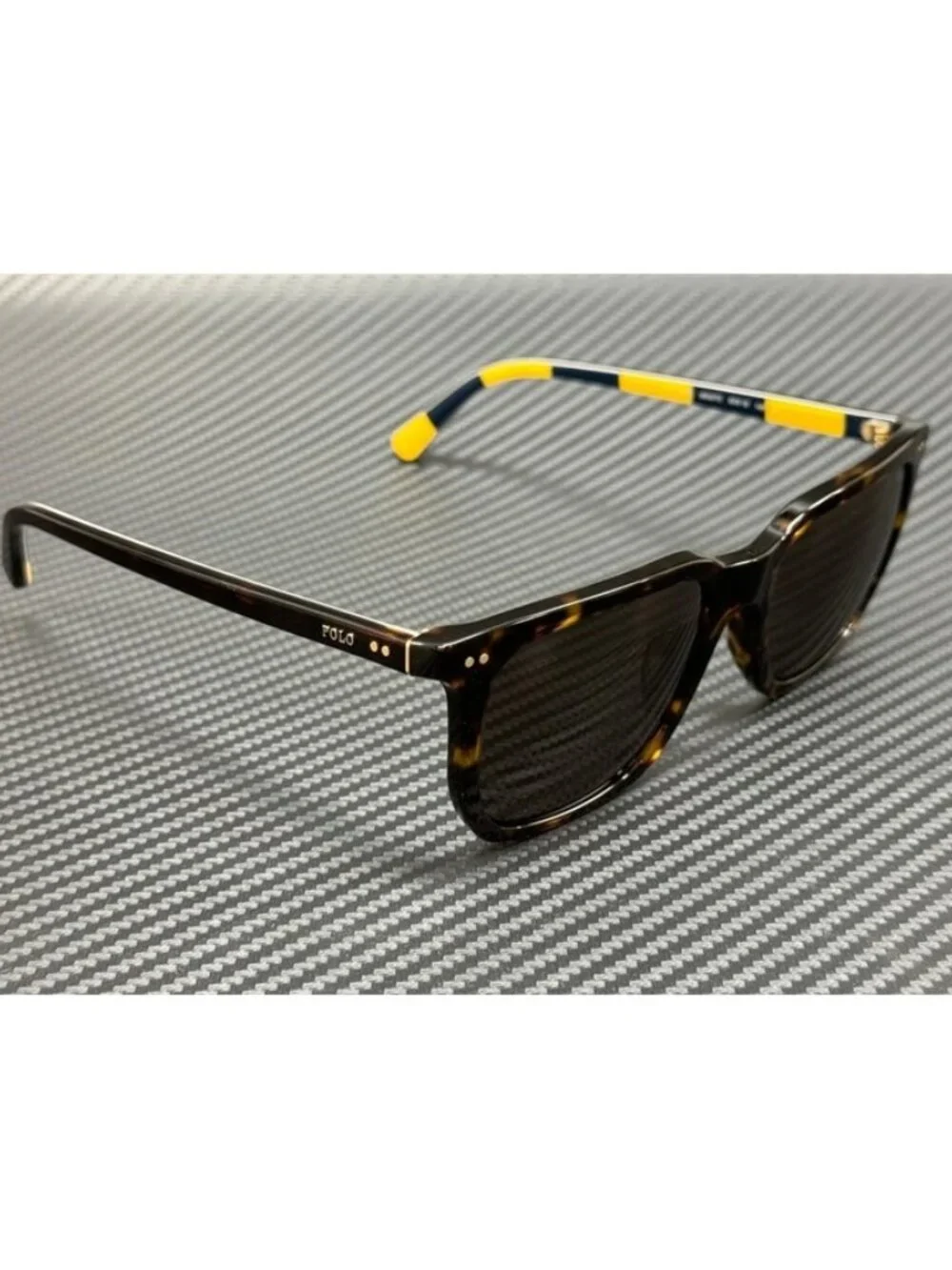 New Polo Ralph Lauren Men Dark Havana Sunglasses 55-18-145